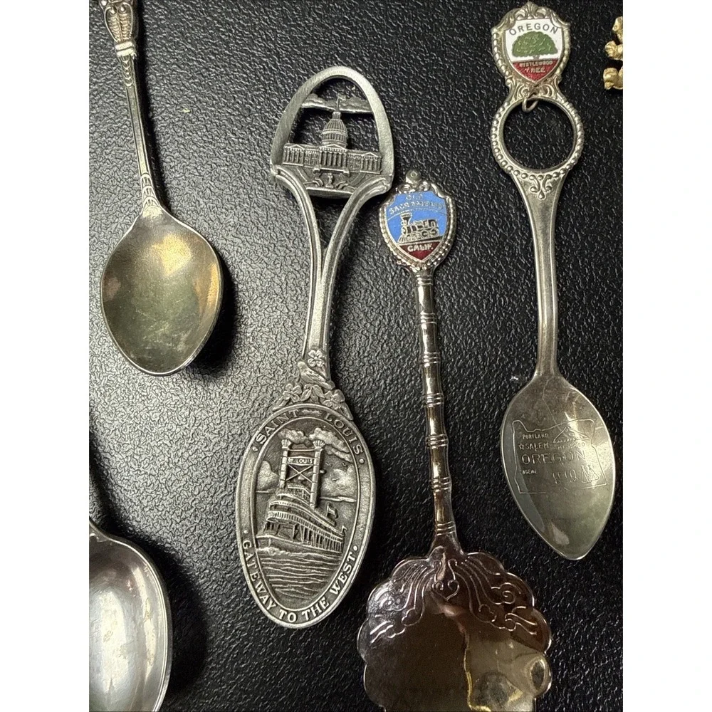 Vintage Souvenir Spoons Lot Of 70+ Collectible